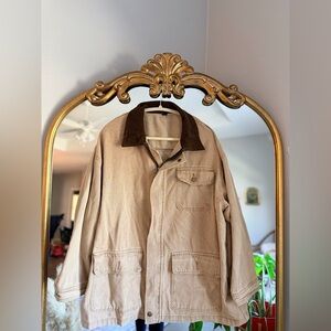 Dazy tan barn jacket corduroy jacket large